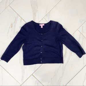Lilly Pulitzer cardigan cropped